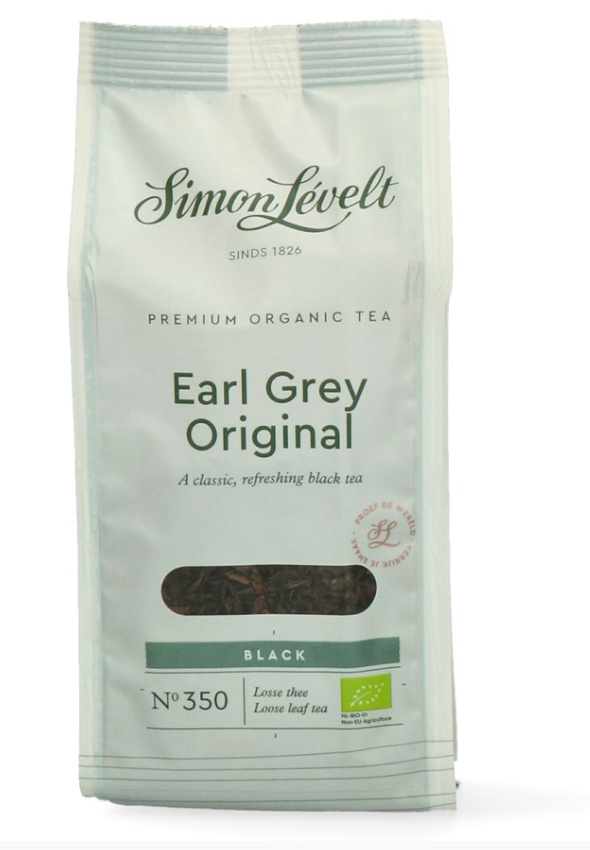 Ceai negru Earl Grey vrac Simon Lévelt BIO 90 g