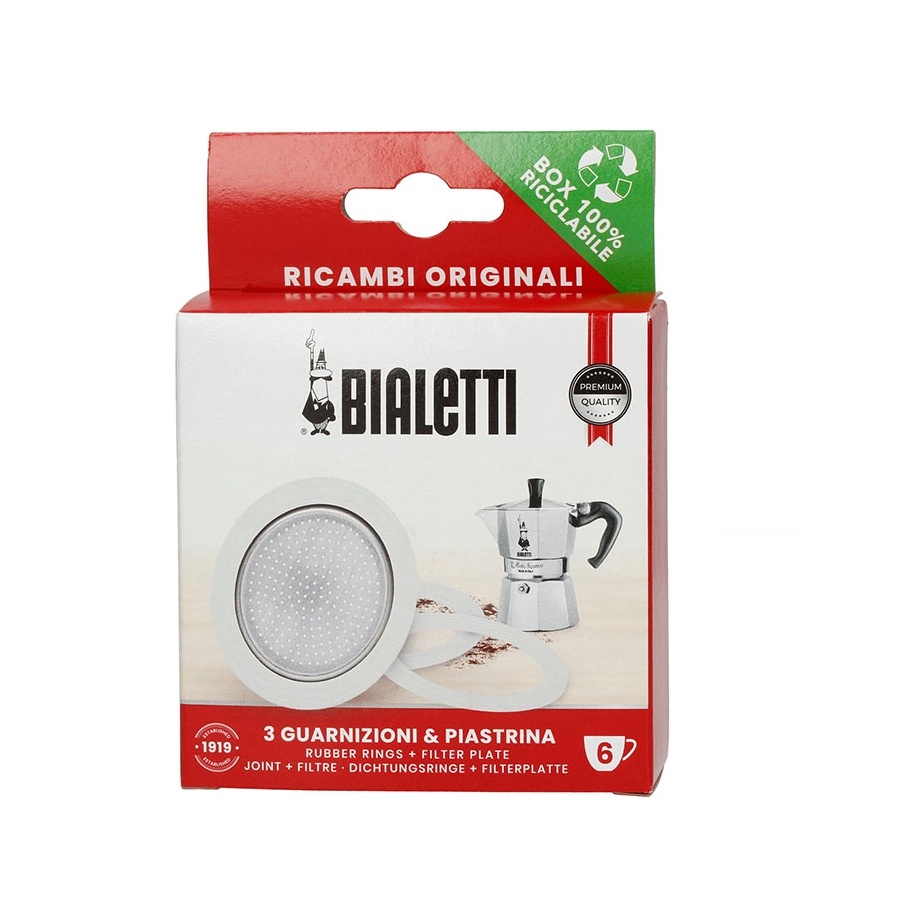 Bialetti Etanșare Aparat De Cafea Din Aluminiu Cu 6 Cești