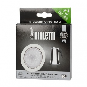 Etanșare aparat de cafea din oțel inoxidabil Bialetti 10 cești