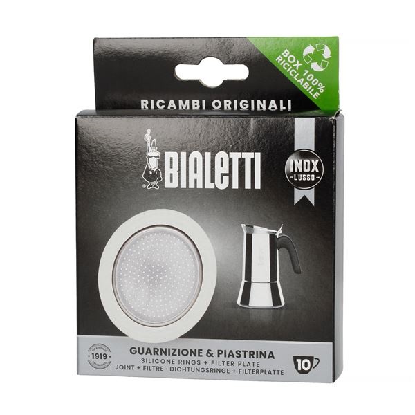 Etanșare aparat de cafea din oțel inoxidabil Bialetti 10 cești