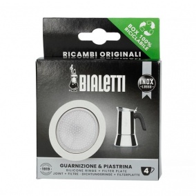 Garnitură Bialetti filtru de cafea din oțel inoxidabil 4 cești