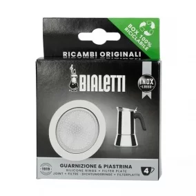 Sigiliu Bialetti filtru de cafea din oțel inoxidabil 4 cești