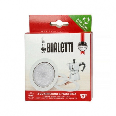 Etanșare aparat de cafea Bialetti din aluminiu 9 cești