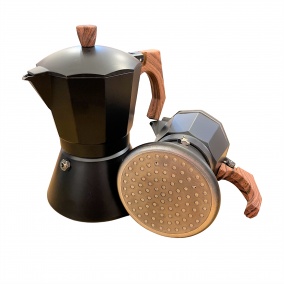 Kaffia Black 3 cups cafetieră moka 2