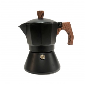 Kaffia Black 3 cups cafetieră moka