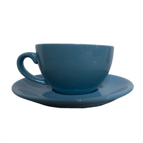 Ceașcă de cappuccino Kaffia 220ml - bleu ciel
