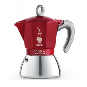 Bialetti Moka Inducție 6 cești roșu NOU