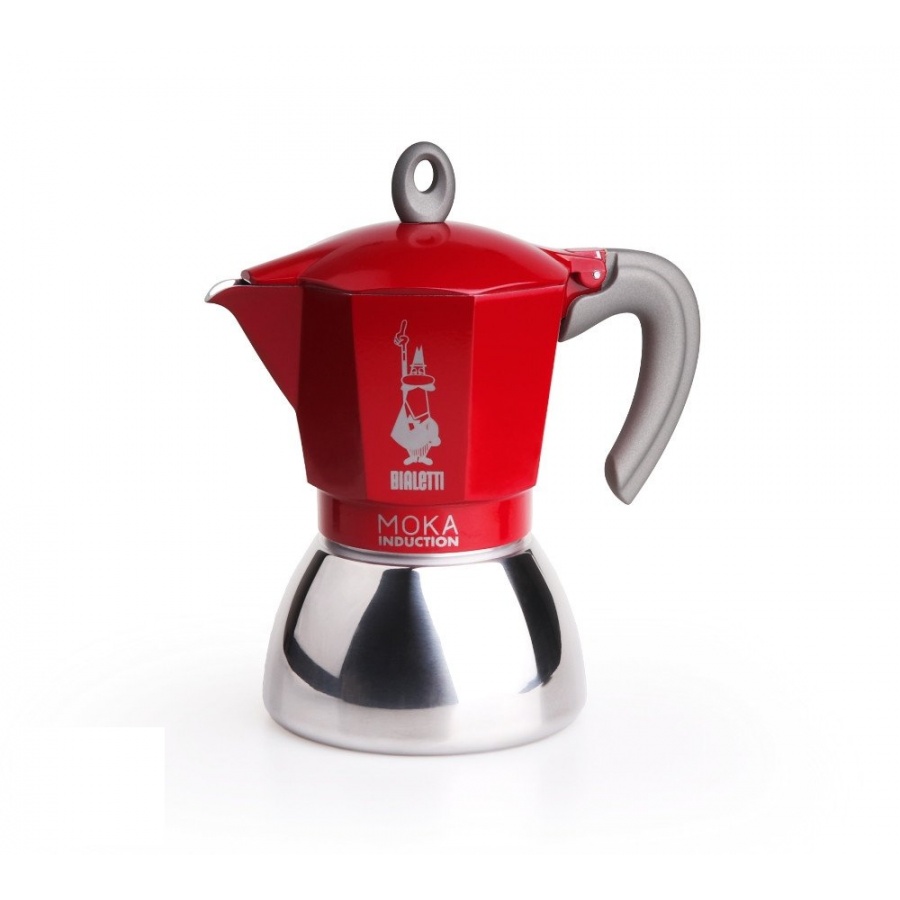 Bialetti Moka Inducție 6 cești roșu NOU