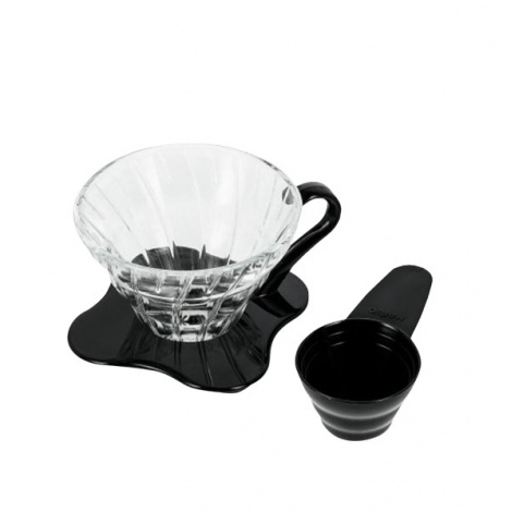 Dripper Hario V60-02 din sticlă (VDG-02B)