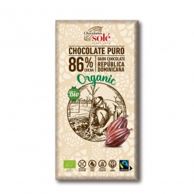 Chocolates Solé  - 86% ORGANIC ciocolată