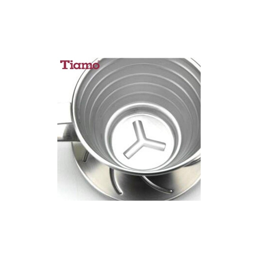 Dripper Tiamo K02 (compatibil cu filtrele Kalita 185)