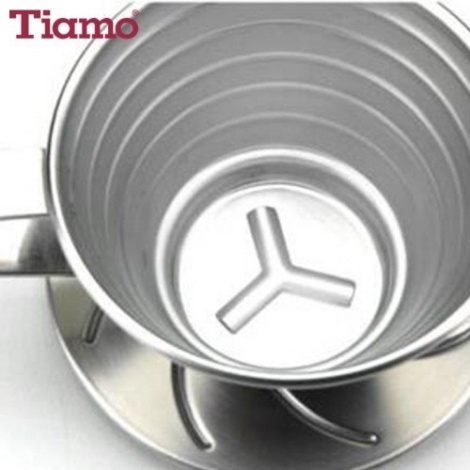 Dripper Tiamo K02 (compatibil cu filtrele Kalita 185)