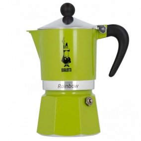 Oală moka verde Bialetti Rainbow 3
