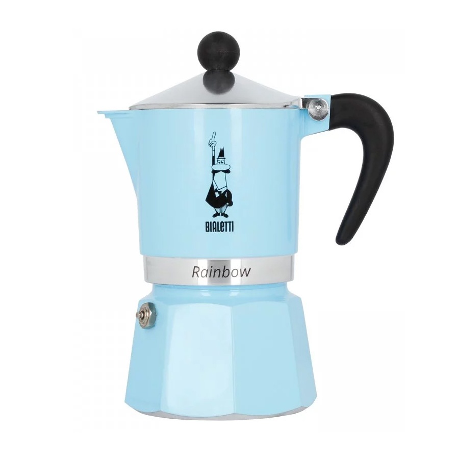 Bialetti Rainbow 3 albastru cafetieră moka