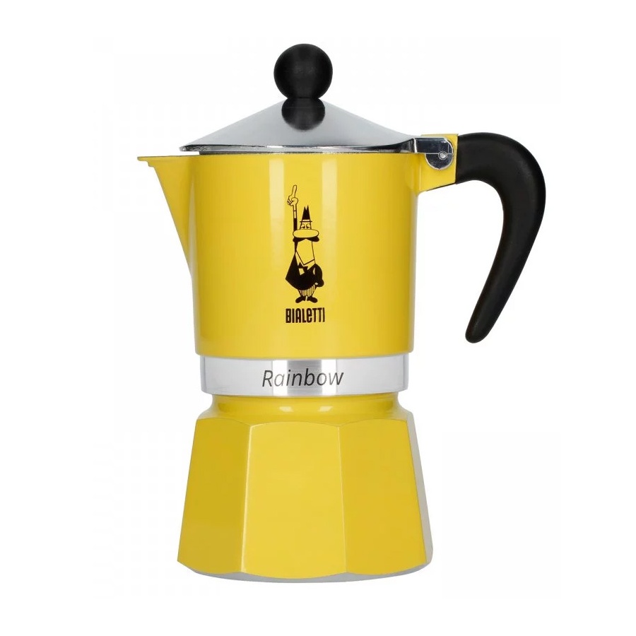 Bialetti Rainbow 3 galben cafetieră moka
