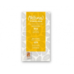Ciocolată Ciocolată mixtă, ciocolată albă cu vanilie, 40%.