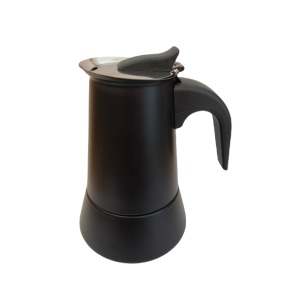 Kaffia Black 4 Cup Cafetieră moka - Negru