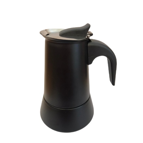 Kaffia Black 4 Cup Cafetieră moka - Negru