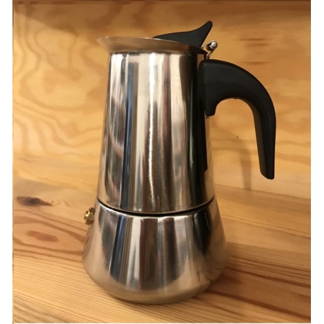 Cafetieră moka Kaffia 2 căni din oțel inoxidabil