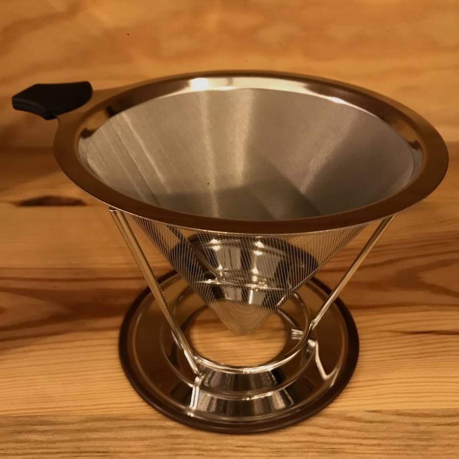 Dripper Kaffia din oțel inoxidabil
