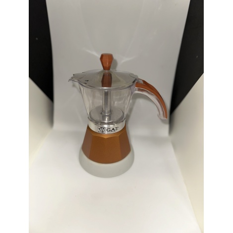 G.A.T. Vintage 4-6 ceainic electric moka electric maro - USAT / REDUCERE