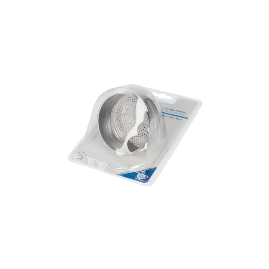 Pâlnie Bialetti filtru de cafea din oțel inoxidabil 10 cești