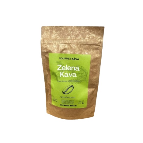 Cafea verde 100 g, cafea neprăjită, boabe