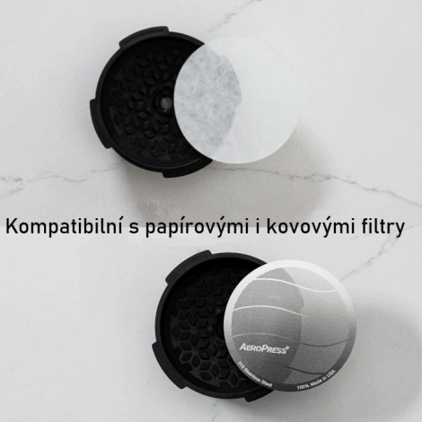 Capacul filtrului de control al fluxului AeroPress