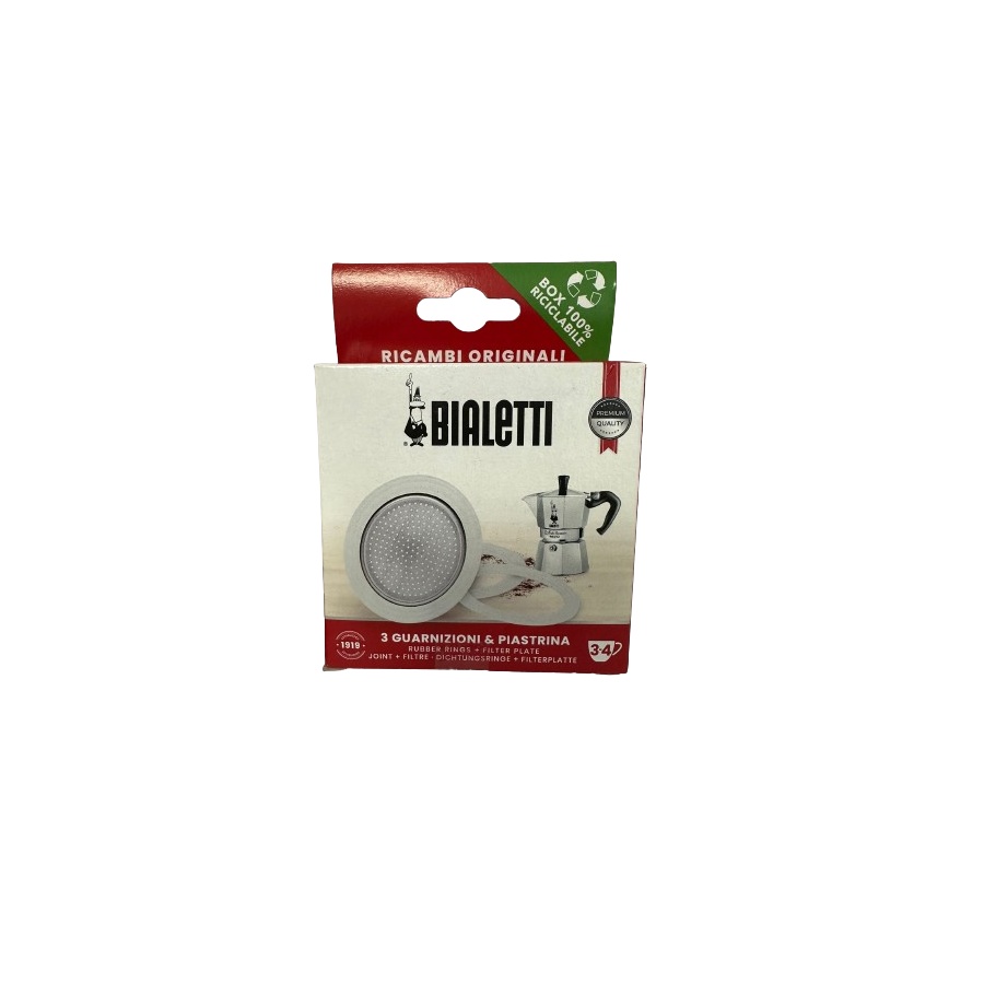 Etanșare aparat de cafea Bialetti din aluminiu pentru 3-4 cești