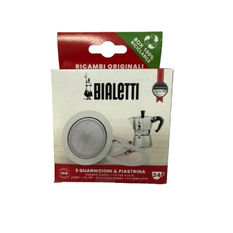 Garnitură pentru cafetiera din aluminiu Bialetti pentru 3-4 cești