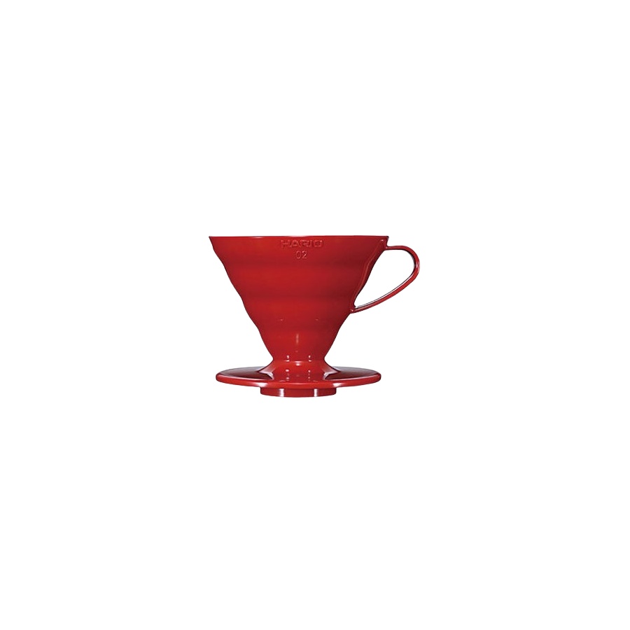 Hario Dripper V60 (VD-INT-02R) roșu, din plastic