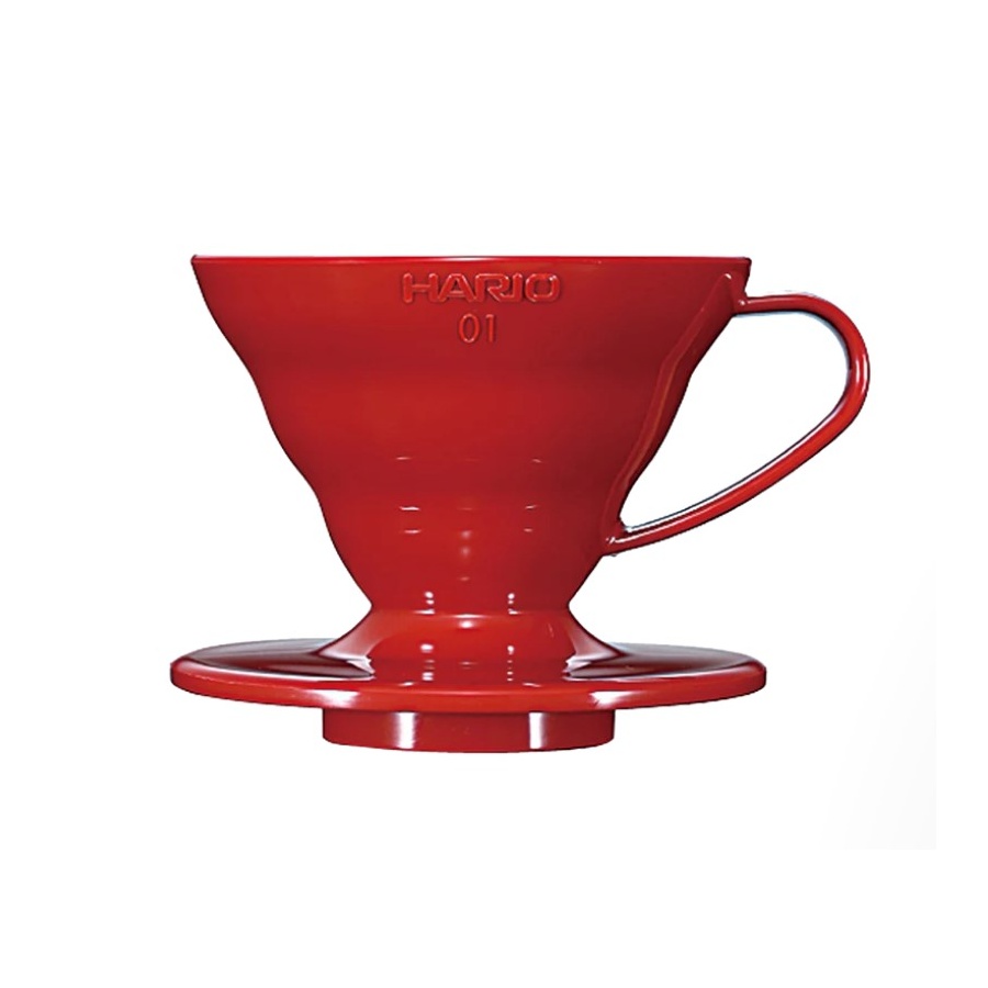 Hario Dripper V60 (VDR-01-R) roșu, din plastic
