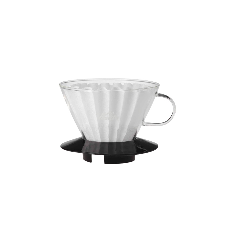 Picurător Kalita Wave 185 Negru - sticlă