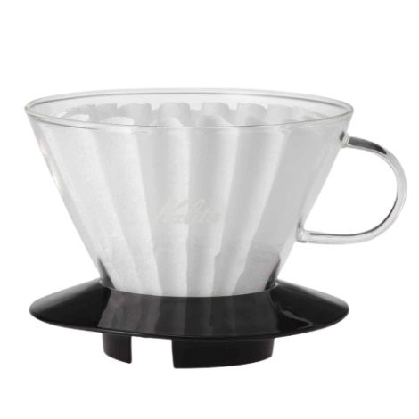 Picurător Kalita Wave 185 Negru - sticlă