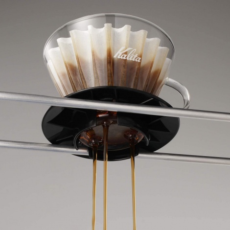 Dripper Kalita Wave 185 Negru - sticlă