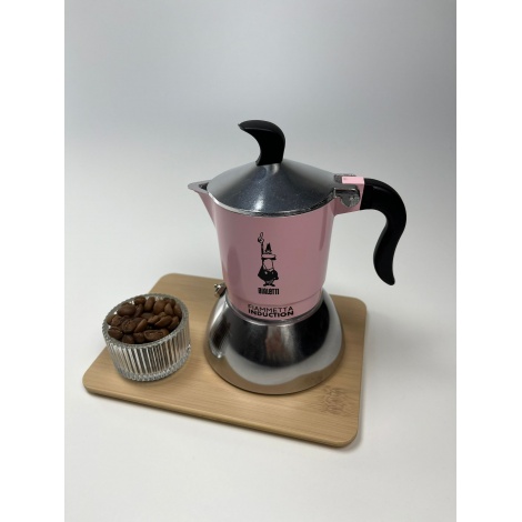 Bialetti Moka Moka Induction Fiammetta - 2 căni roz NOU