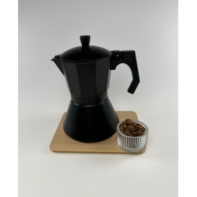 Kaffia Black Cafetieră moka 6 căni 2