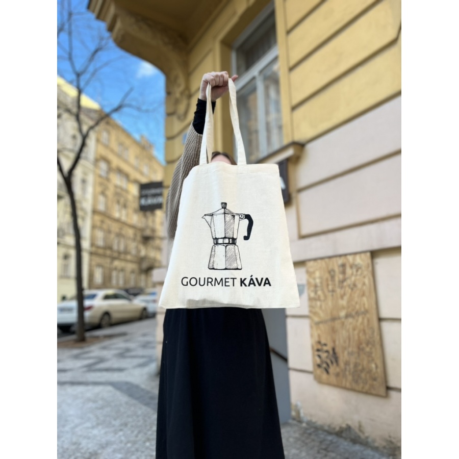 Pungă din pânză - ceainic moca