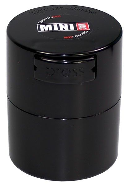 Recipient vidat Tightvac 40g, de călătorie / negru
