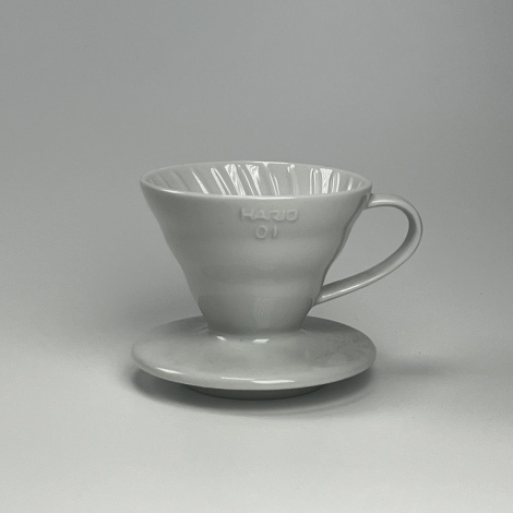 Dripper Hario V60-01 ceramic - alb (VDC-01W)