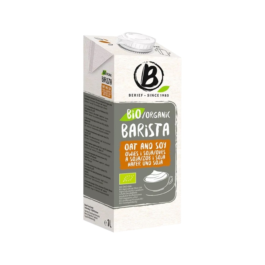 Băutură organică de ovăz Barista BERIEF 1 l - REDUCERE