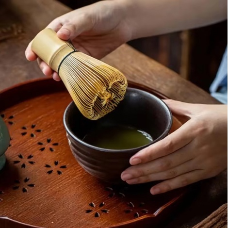 Kaffia Chasen bătut matcha din bambus