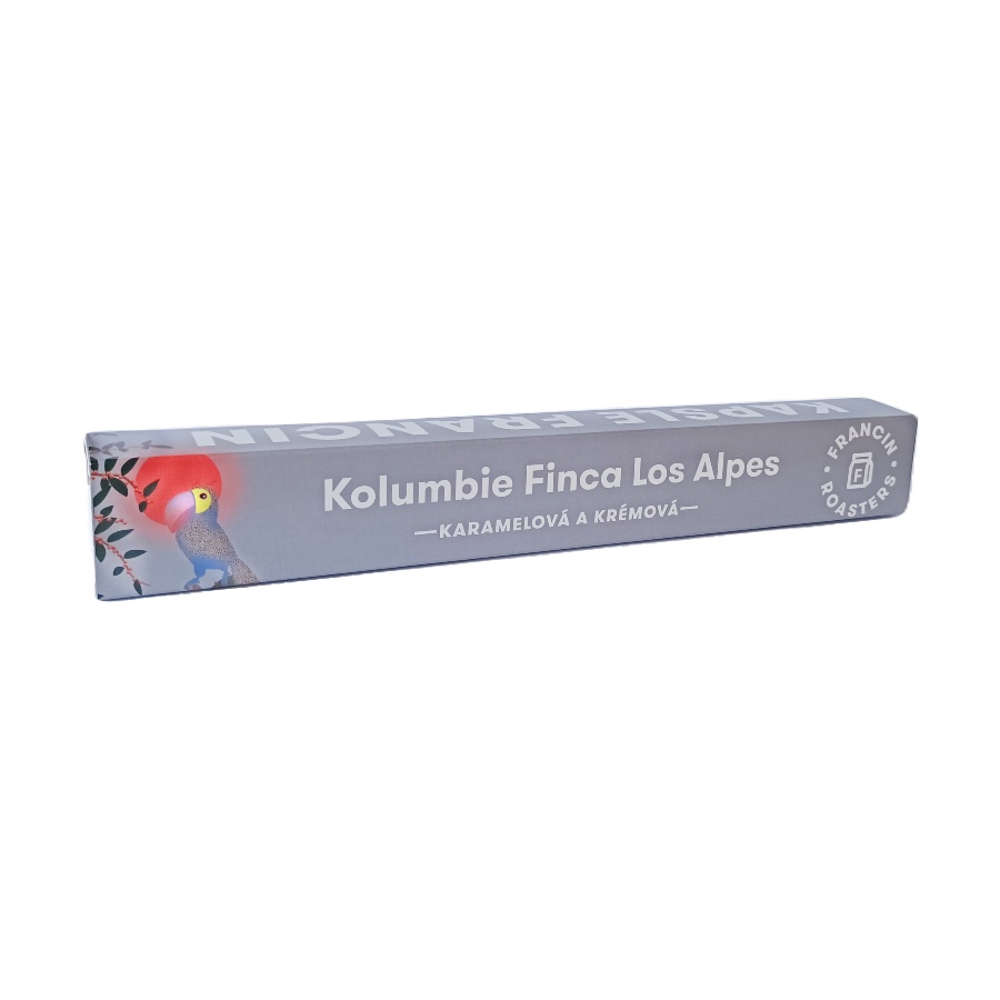 Cafe Francin capsule espresso Columbia Finca Los Alpes