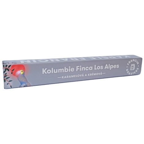 Cafe Francin capsule espresso Columbia Finca Los Alpes