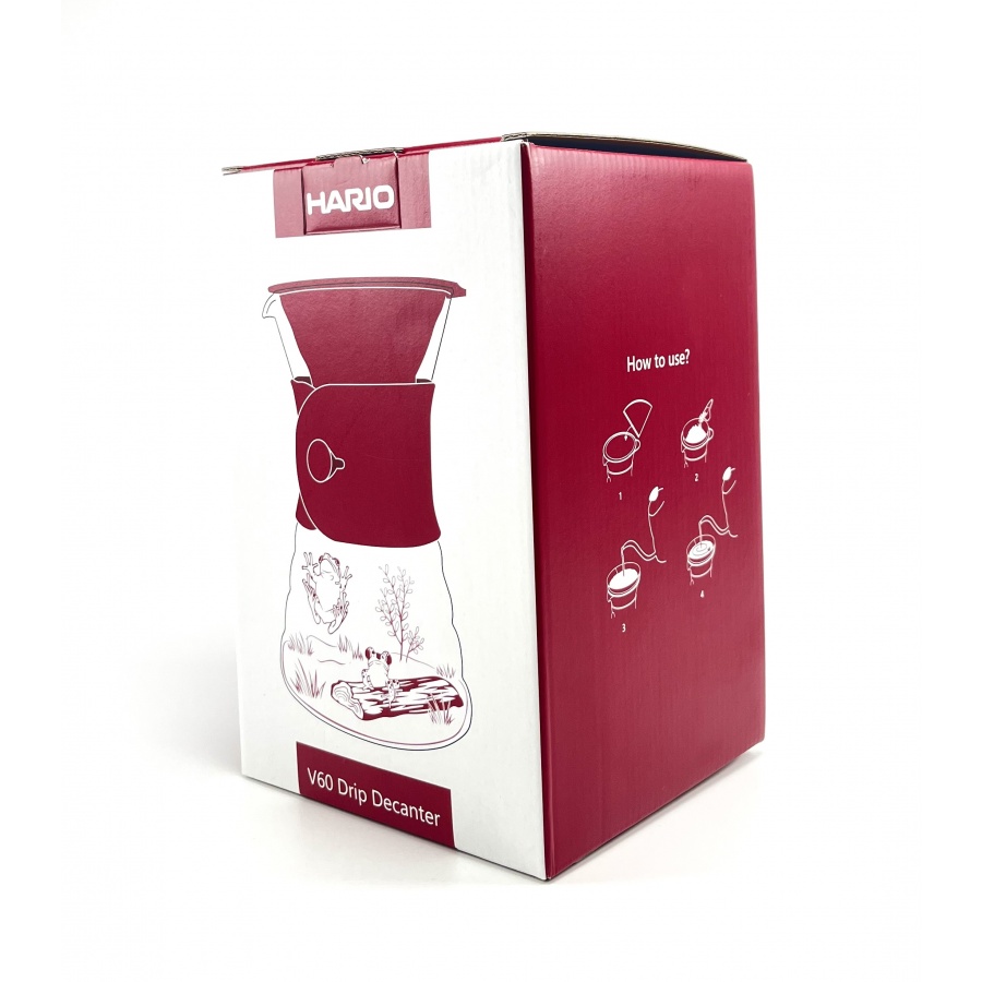 Decantor Hario V60 Drip Decanter (VDD-02MIX-RED)