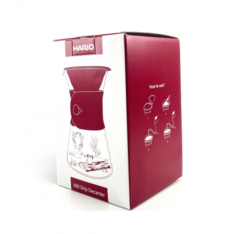 Decantor de picurare Hario V60 (VDD-02MIX-RED)