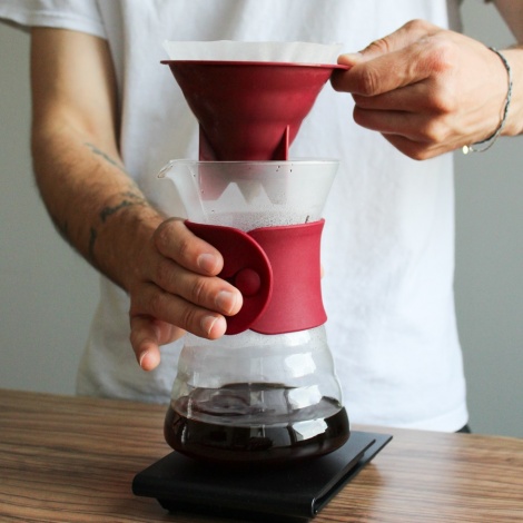 Decantor Hario V60 Drip Decanter (VDD-02MIX-RED)
