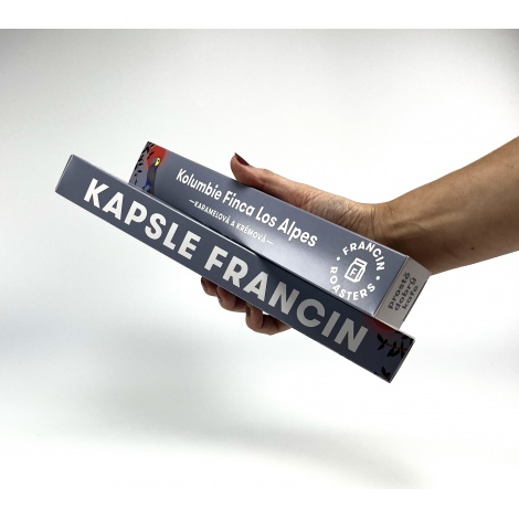 Cafe Francin capsule espresso Columbia Finca Los Alpes