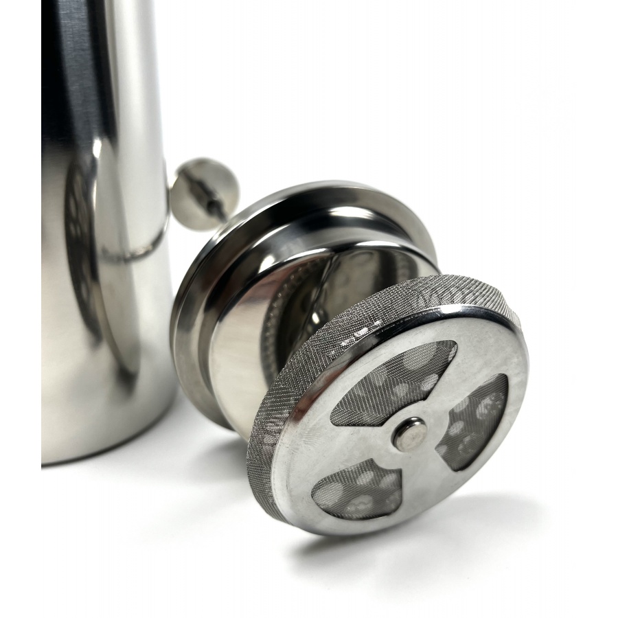 Presă franceză din oțel inoxidabil 350ml Kaffia - Argintiu