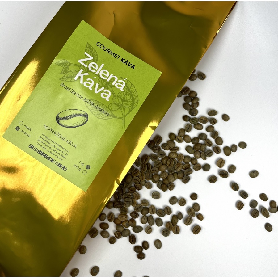 Cafea verde 1 kg, cafea verde neprăjită, neagră